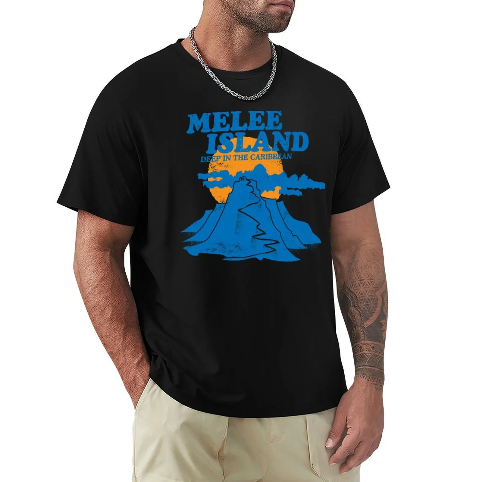 

Mêlée Island T-Shirt vintage anime shirt valentines clothes mens graphic t-shirts