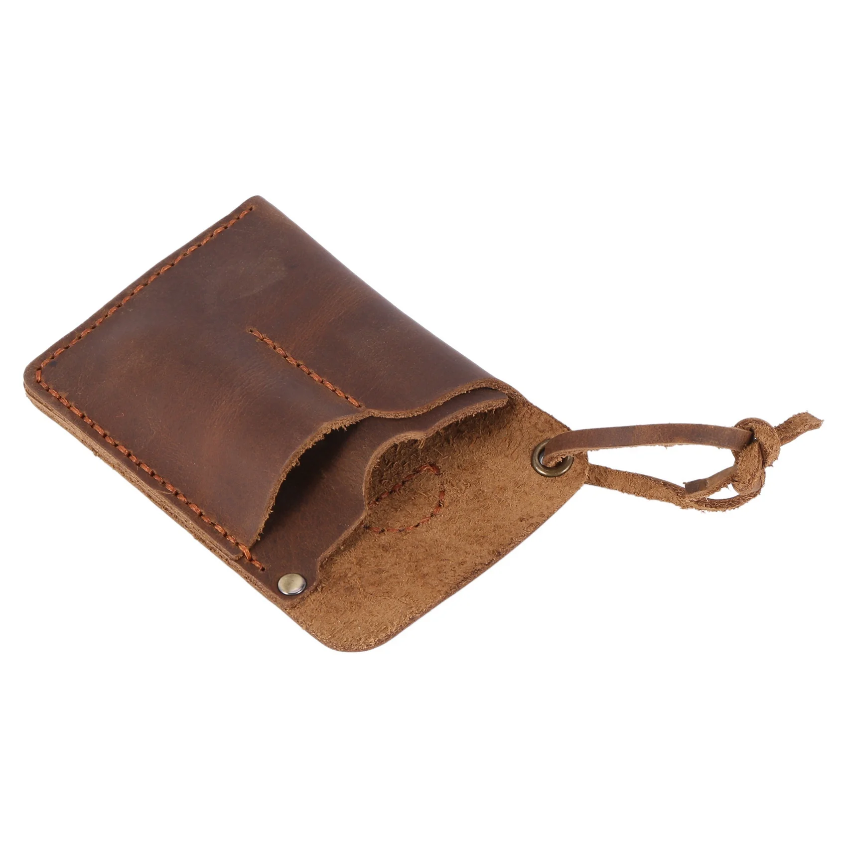 GTBL 2X Handmade EDC Organizer Leather Sheath/ Organizer Slip Pouch Case For Flashlight/Multi-Tool/Knife/Pen