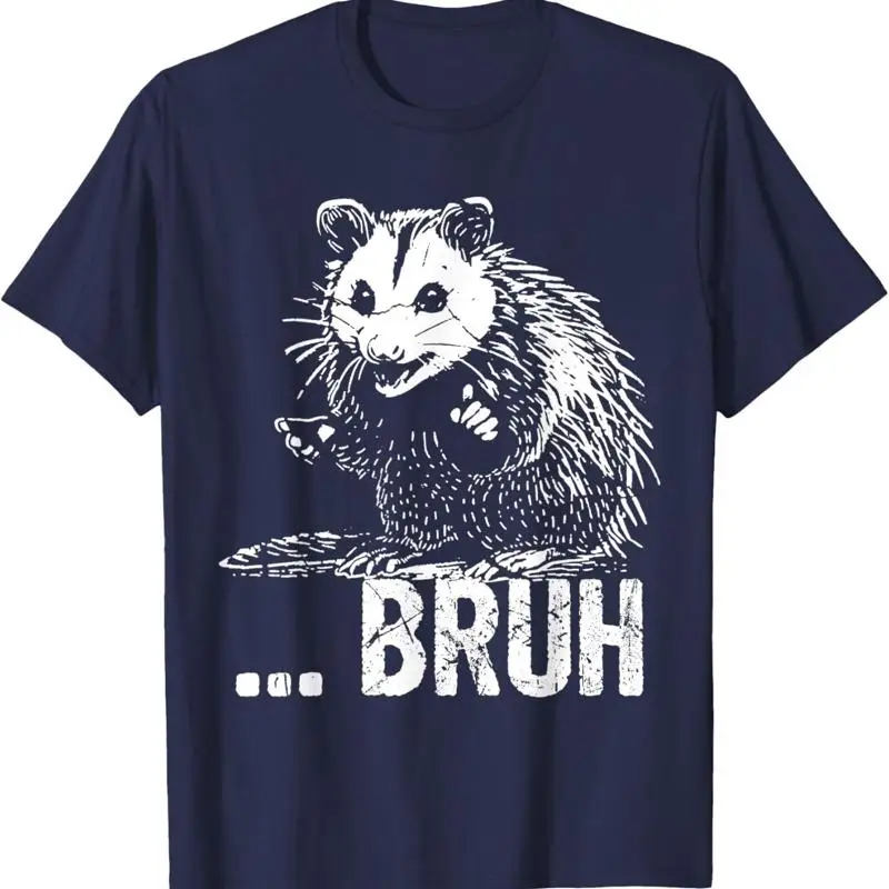 

Футболка Bruh с забавной надписью Meme Bro Opossum Design