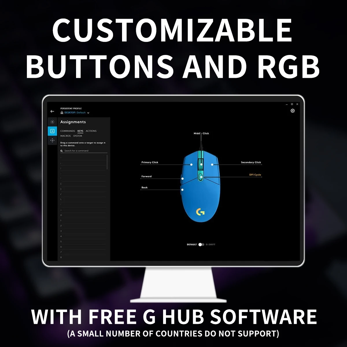 Logitech G203&G102 Classic Gaming Mouse, Precise Positioning, Swift Response, Ergonomic Form Relieves Wrist Pressure