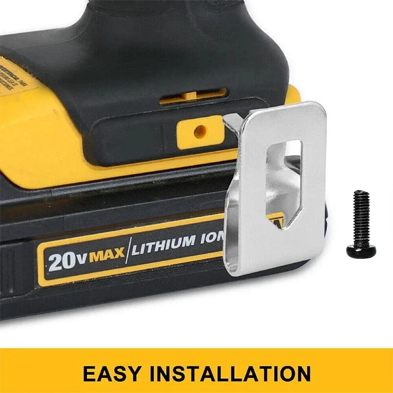 DEWALT original Electric Drill Belt Clip Hooks With Screws   18V 20V Cordless Drills Wrench Holder Clip Hooks Tool Part