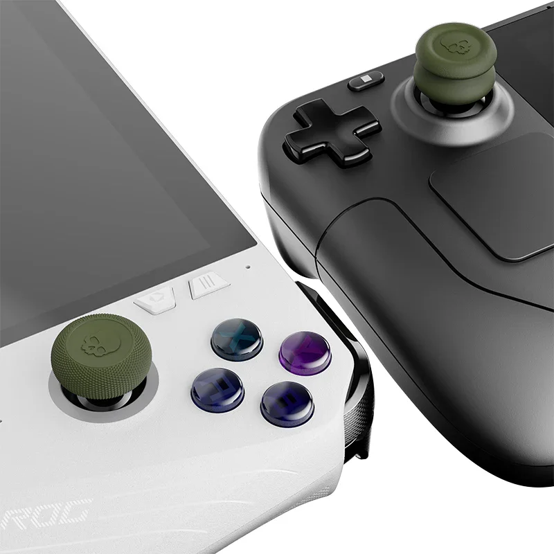 해골앤코. 엄지 그립 세트 FPS CQC 조이스틱 캡 스팀 데크용 썸스틱 커버 ROG Ally