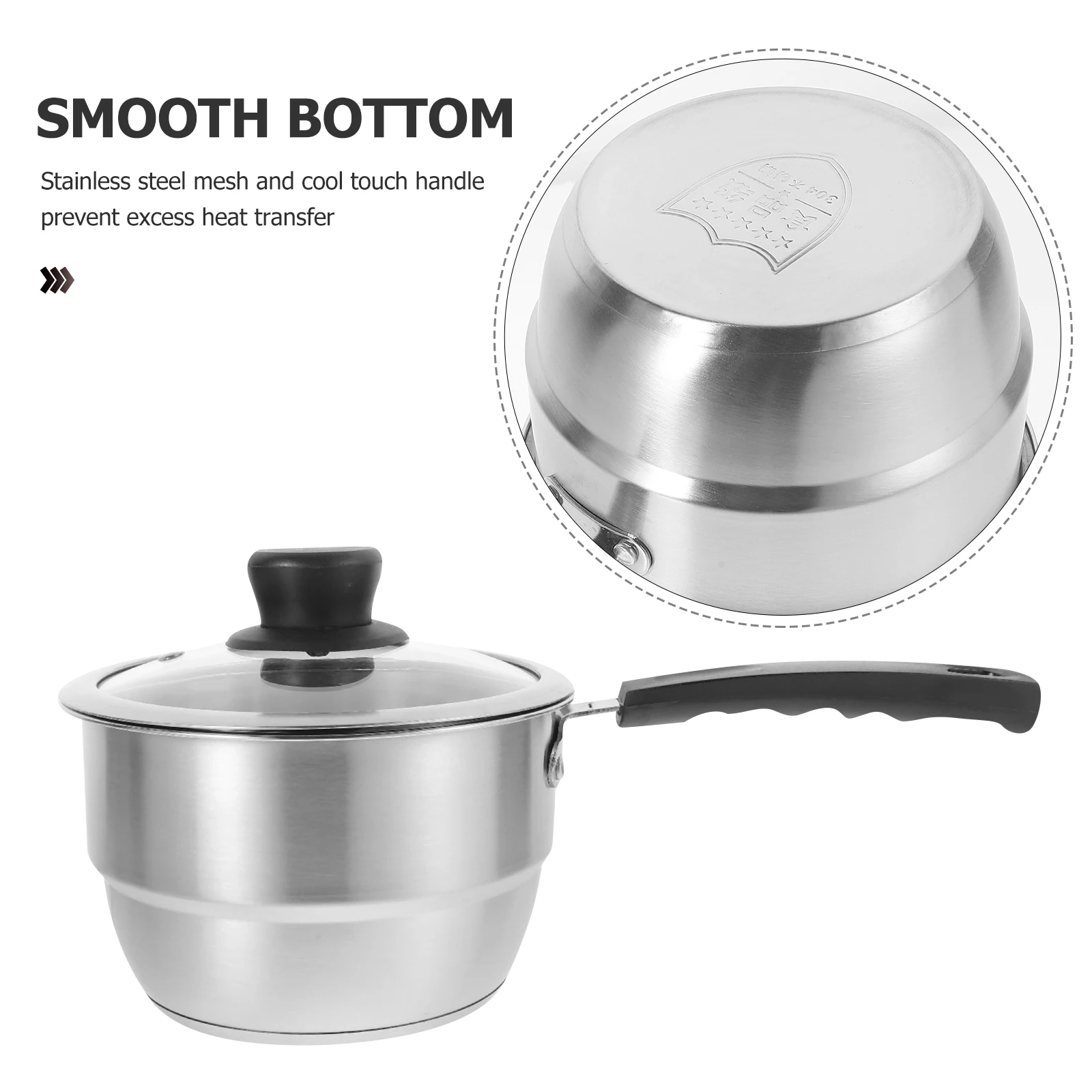 

1 Set Of Stainless Steel Milk Pot Multi-Functional Steam Cooker With Strainer Basket Large Capacity Stockpot For Home Kitchen