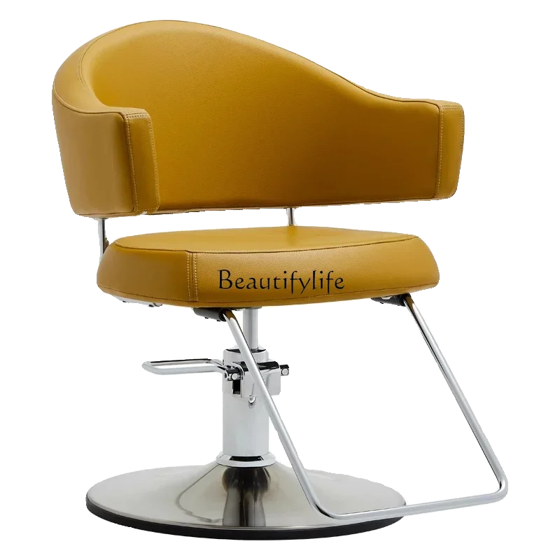 

For Hair Salon Adjustable Rotating Hair Cutting Area Hot Dyeing Seat Salon Stool