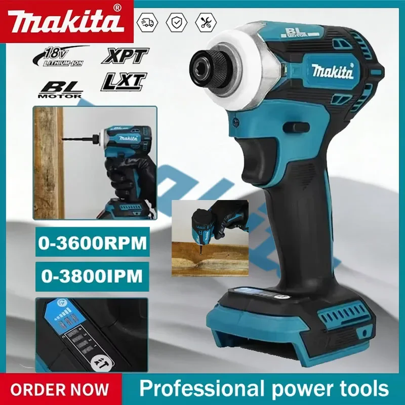 

Makita DTD171 Бесщеточный ударный шуруповерт Аккумуляторная отвертка Дрели Аккумуляторные электроинструменты Мотор Голый инструмент Инструменты