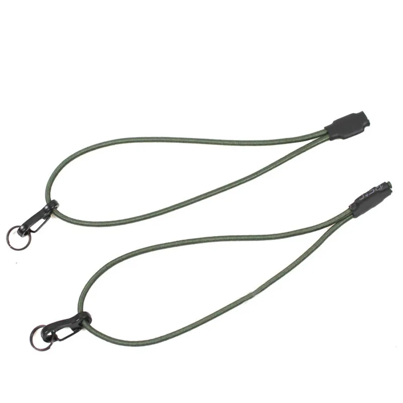 1 Pair Tactical Team Wendy Helmet Night Vision Goggles Hanging Rope Fixed Elastic Rope Anti Loss Rope Metal Ring