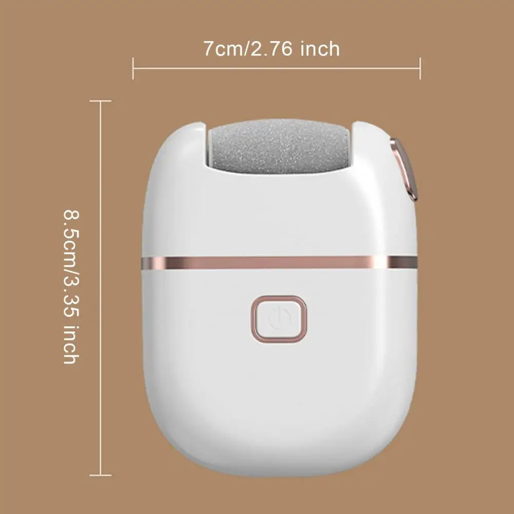 ملف القدم الكهربائية مزيل الكالس قابلة للشحن منظف القدمين منصات ذاتية اللصق مع 2 رؤساء طحن العناية بالقدم باديكير عدة