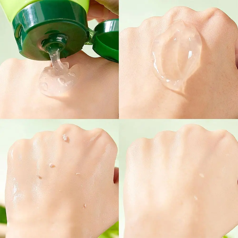 Gel exfoliante de Aloe Vera, productos hidratantes para el cuidado de la piel, mejora los puntos negros, emulsión, belleza solar, N5L2