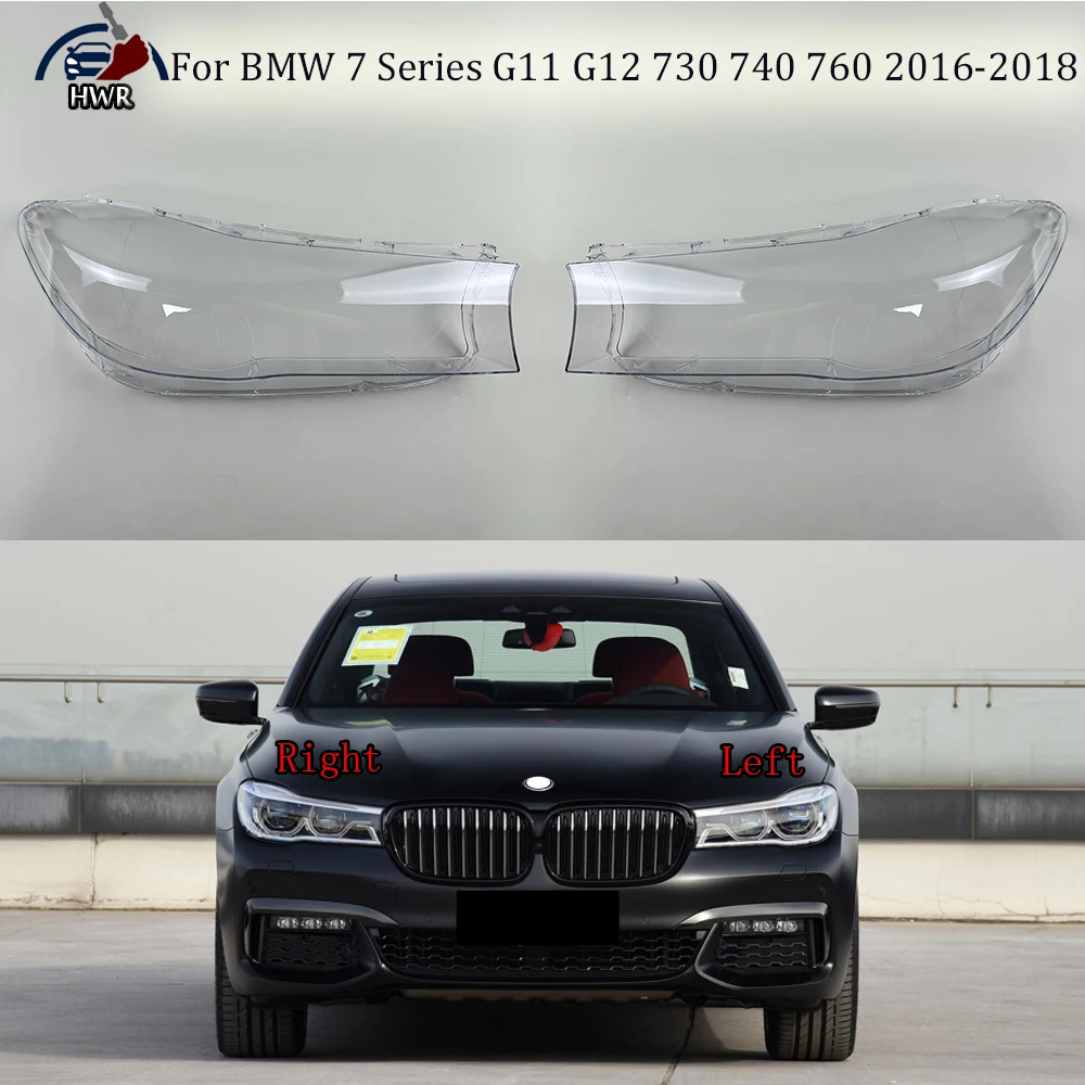 

For BMW 7 Series G11 G12 730 740 760 2016 2017 2018 Car Headlight Lampshade Cover Shell Lens Automobiles Head Light Lamp Lens