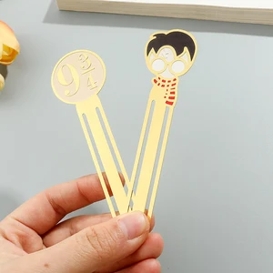 ハーリードポッターの絶妙なブックマークゴールドフェザースニッチホグワーツハフルパフレイヴンクラウスリザリングリフィンドールペンダントタッセルブックマーク 12ベストセールスハリーポッターブックマーク-8