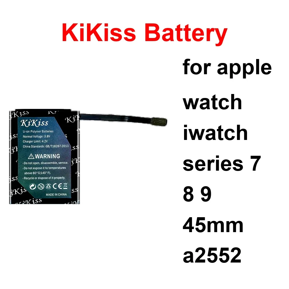 

Высокоэффективная батарея для Apple Watch 450-500 мАч для iWatch Series 7 8 9 45MM A2552