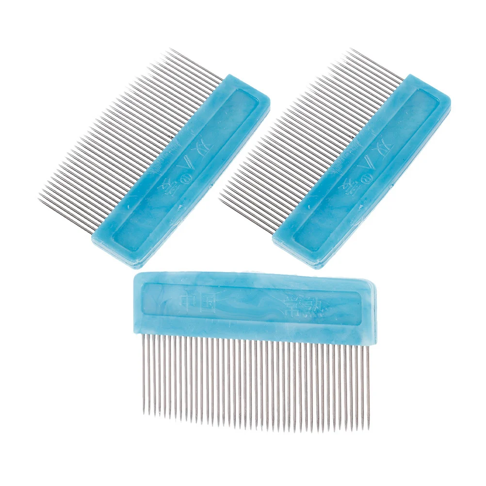 

3Pcs Violin Bow Grooming Tool Heavy Duty Metal Plastic Comb for Horse Hair Maintenance Erhu Viola Cello Luthier Repair Kit