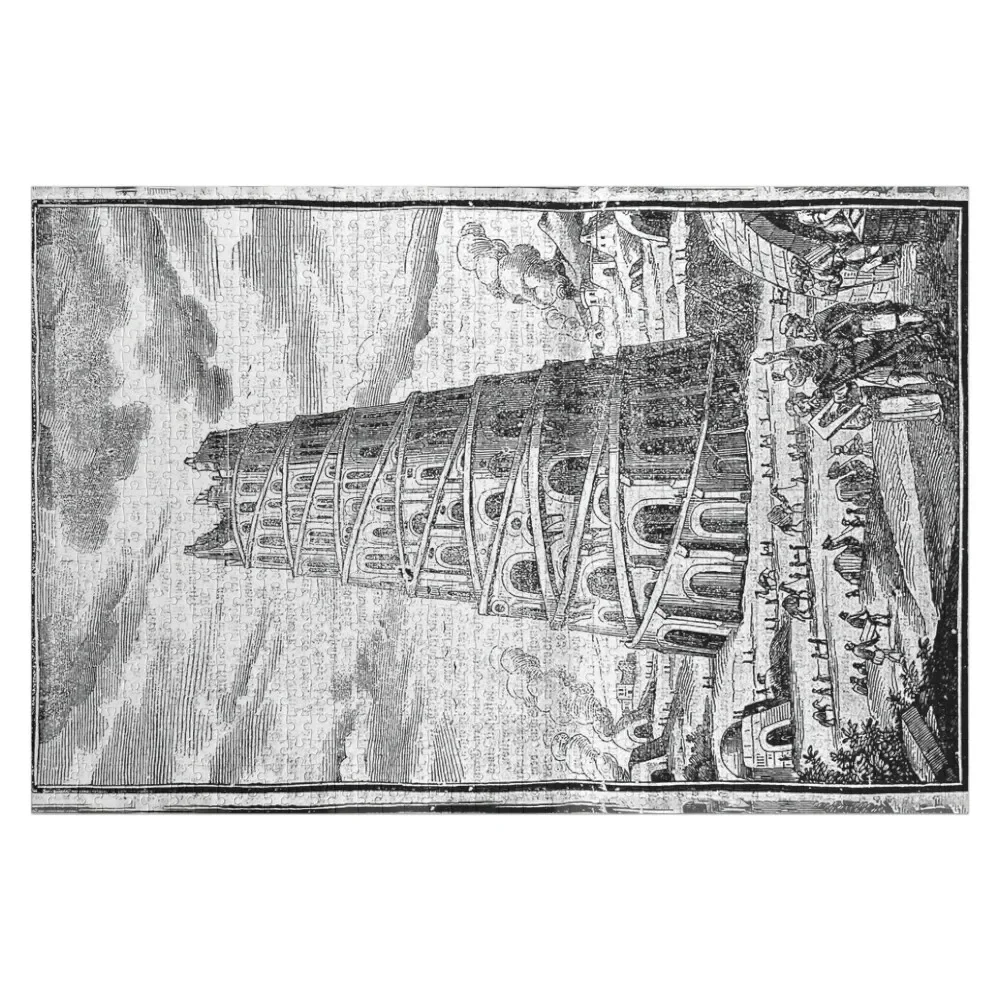 

Пазл Tower of Babel Woodcut Woods для взрослых, новые игрушки для детей, 2022, персонализированное деревянное имя, фотопазл на заказ