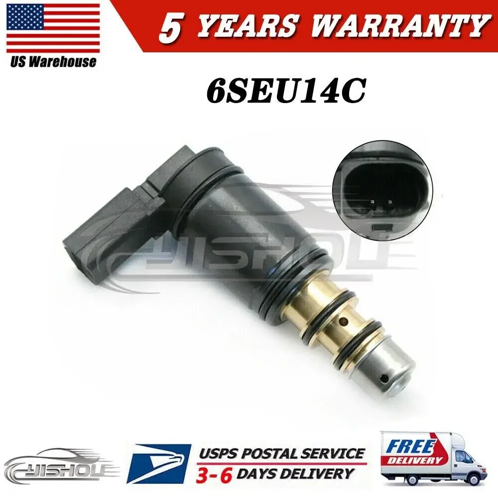 

6SEU14C 6EU12 7SEU16C AC Compressor Control Valve Fit for Audi A3 A4 2005 To Current - for Volkswagen MK5 MK6 Jetta Passat