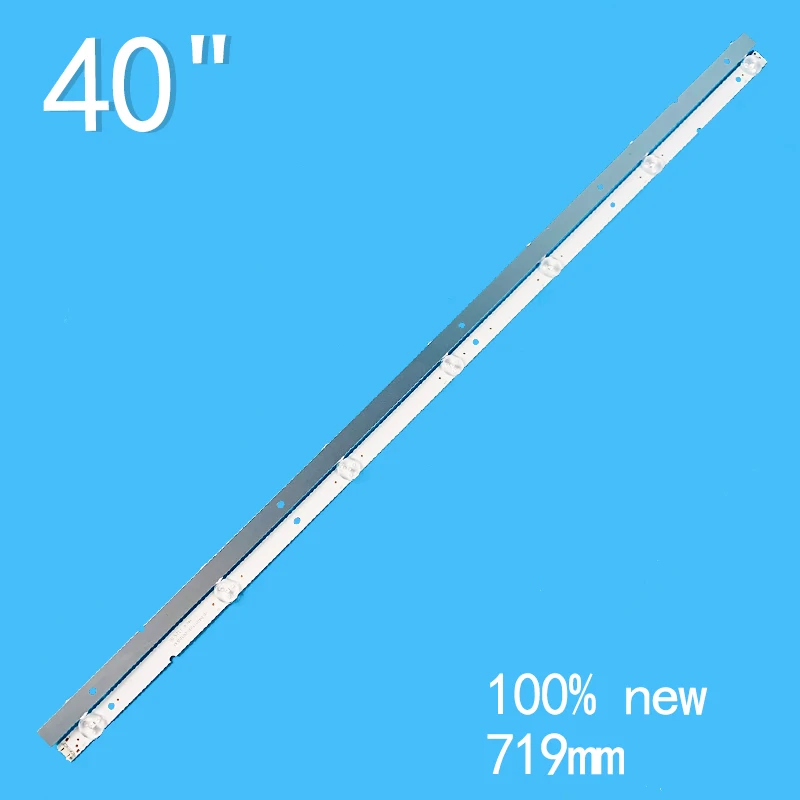 719 มม.LED Backlight Strip 7 โคมไฟสําหรับToshiba MS-L1717 40L3750VM 40L48504B 40L48804M 40L4750A RF-AZ400E30-0701S-11 01D 400307 V1-X5