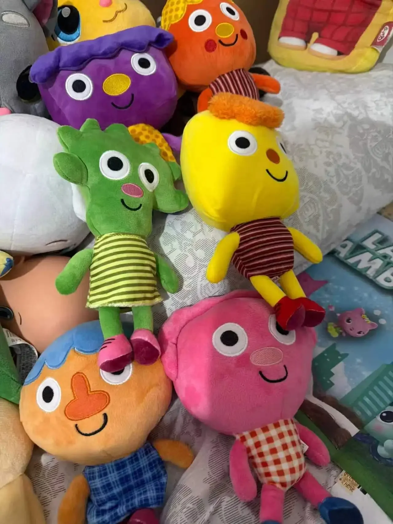 Super Simple Songs Plush Toys Noodel Pals Cotton Stuffed Toys Home Sofa Soft Pillow Decoration Fans Birthday Festival Gifts！
