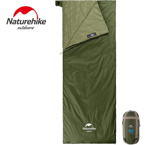 Imagen 1 del producto Naturehike lw180 saco de dormir ultraligero de algodón saco de dormir Primavera Verano saco de dormir al aire libre senderismo Camping saco de dormir