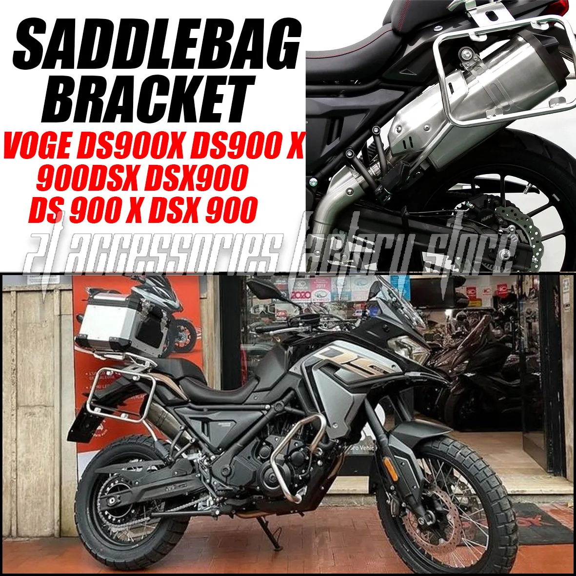 

Подходит для VOGE 650DS DS650 650DSX DS650X DSX650 DS 650 DSX, аксессуары для мотоциклов, кронштейн боковой коробки, багажник, новинка