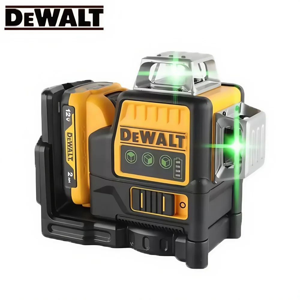 

Лазерный уровень Dewalt DW089LG, 12 линий, 3 стороны * 360 градусов, вертикальные линии, лазерный измеритель уровня, наружное использование, литиевая батарея 12 В