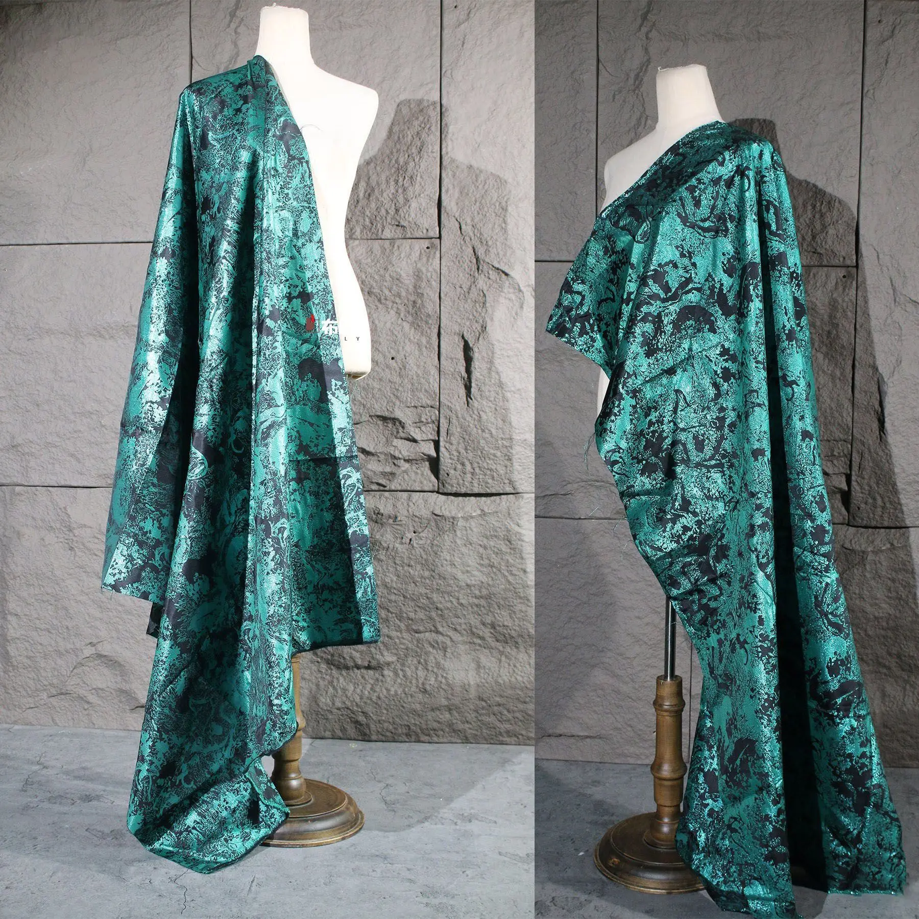 European And American Style Creative Irregular Jacquard FabricFor DressesFashionCoatsQipaoHigh-End Designer DIY Apparel Material
