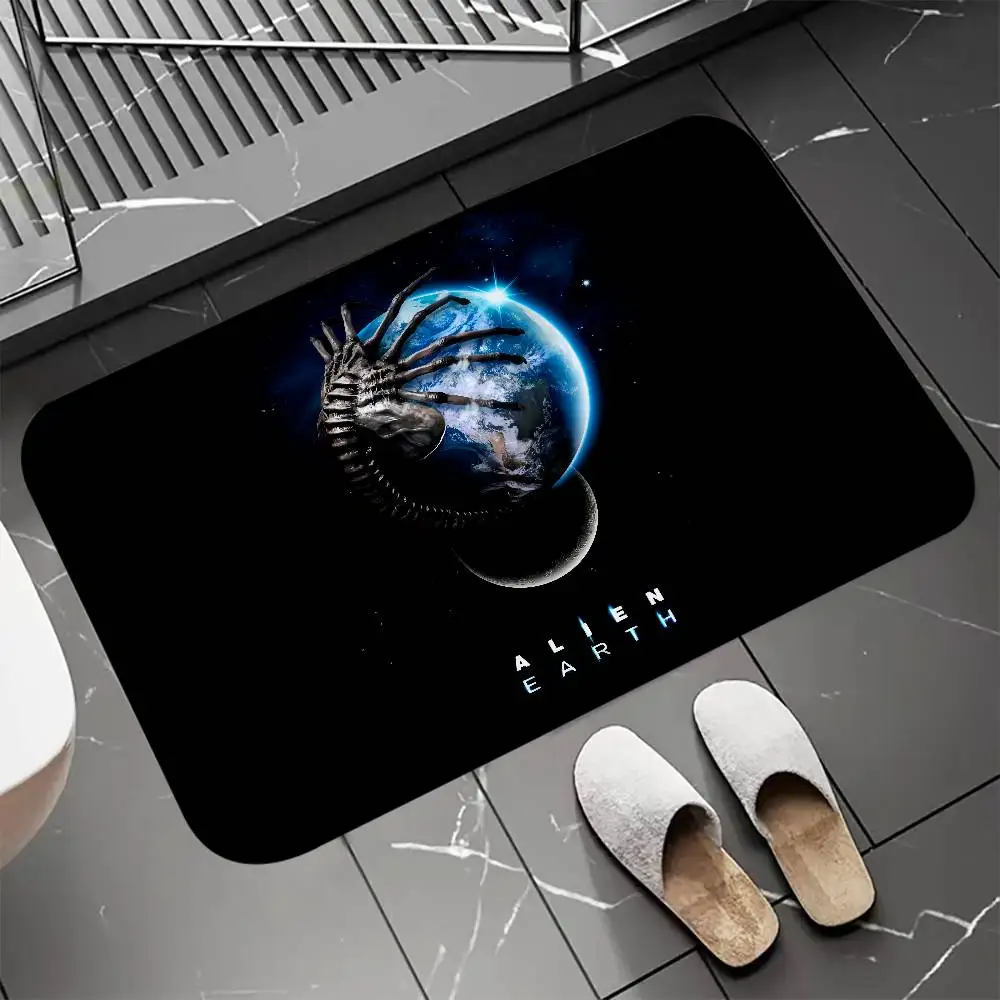 

TV A-Alien E-Earth Floor Mat Entrance Doormat Bath Mats Non-slip Mat Carpets Carpet Entrance of House Custom Kitchen Foot Mat