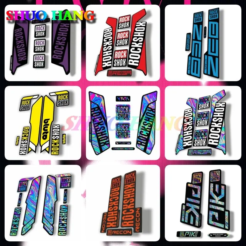 

Rock Shox REBA 2016 Fork ZEB 2021 BLUTO 2016-17 ULTIMATE Decal Mountain Bike Cycling Sticker Adhesive Oil Slick Car Sticker