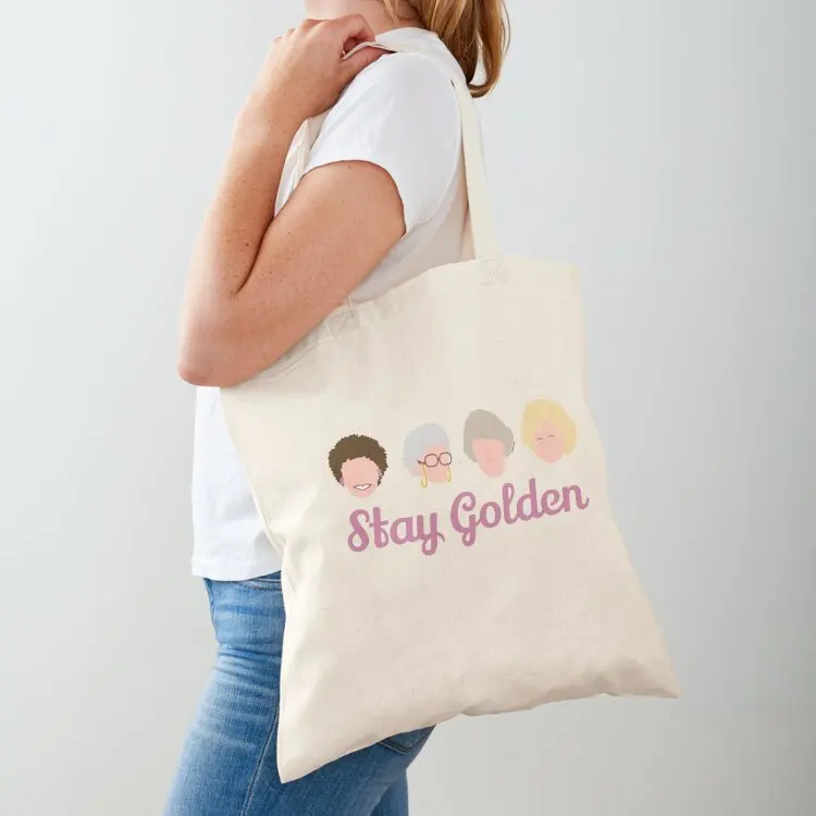 

Stay Golden Golden Girls Tote Bag custom fabric bag custom bags tote bag screen Women's shopper