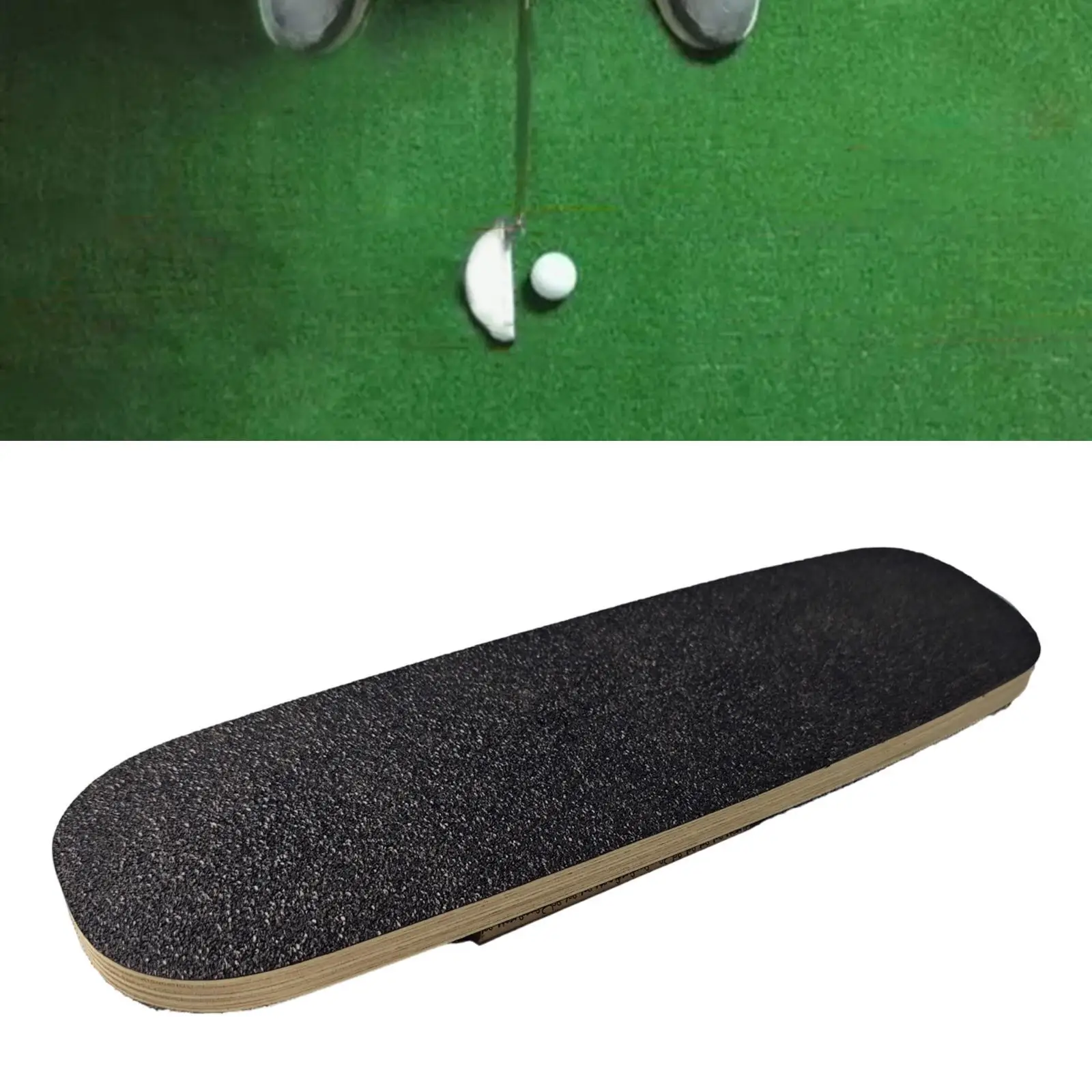 

Деревянный коврик для тренировки гольфа: доска для отработки передачи веса, улучшения баланса и силы для чипинга и отработки ударов