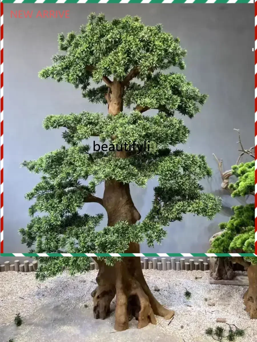 

S1001Simulation of Luo Hansong Green Plant Artificial Tree Interior Landscaping Decoration Ornament New Chinese Style