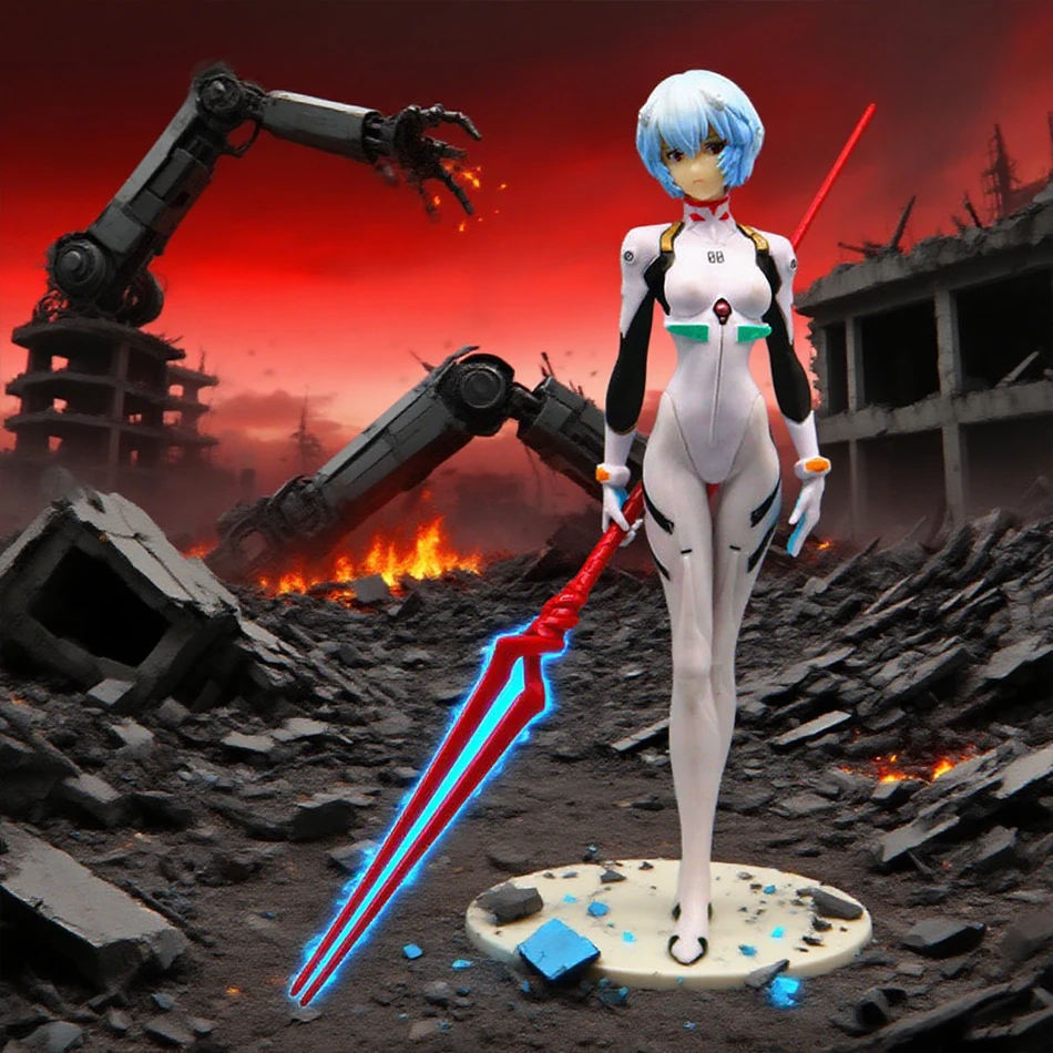 Nueva figura de Anime Eva reconstrucción de Evangelion neón Genesis Evangelion Ayanami Rei figura de acción de chica Sexy juguetes de regalo en miniatura de Pvc