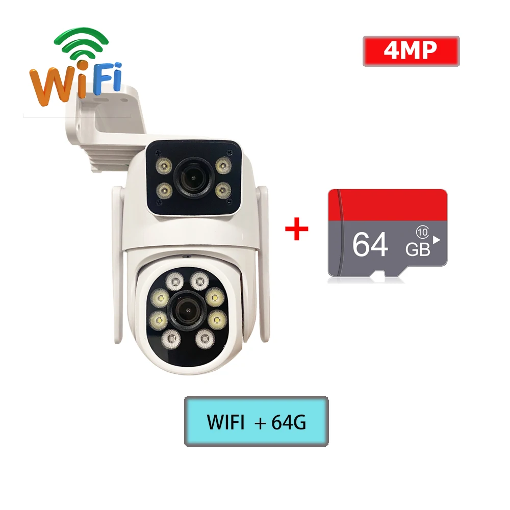 4MP WIFI Add 64G SD