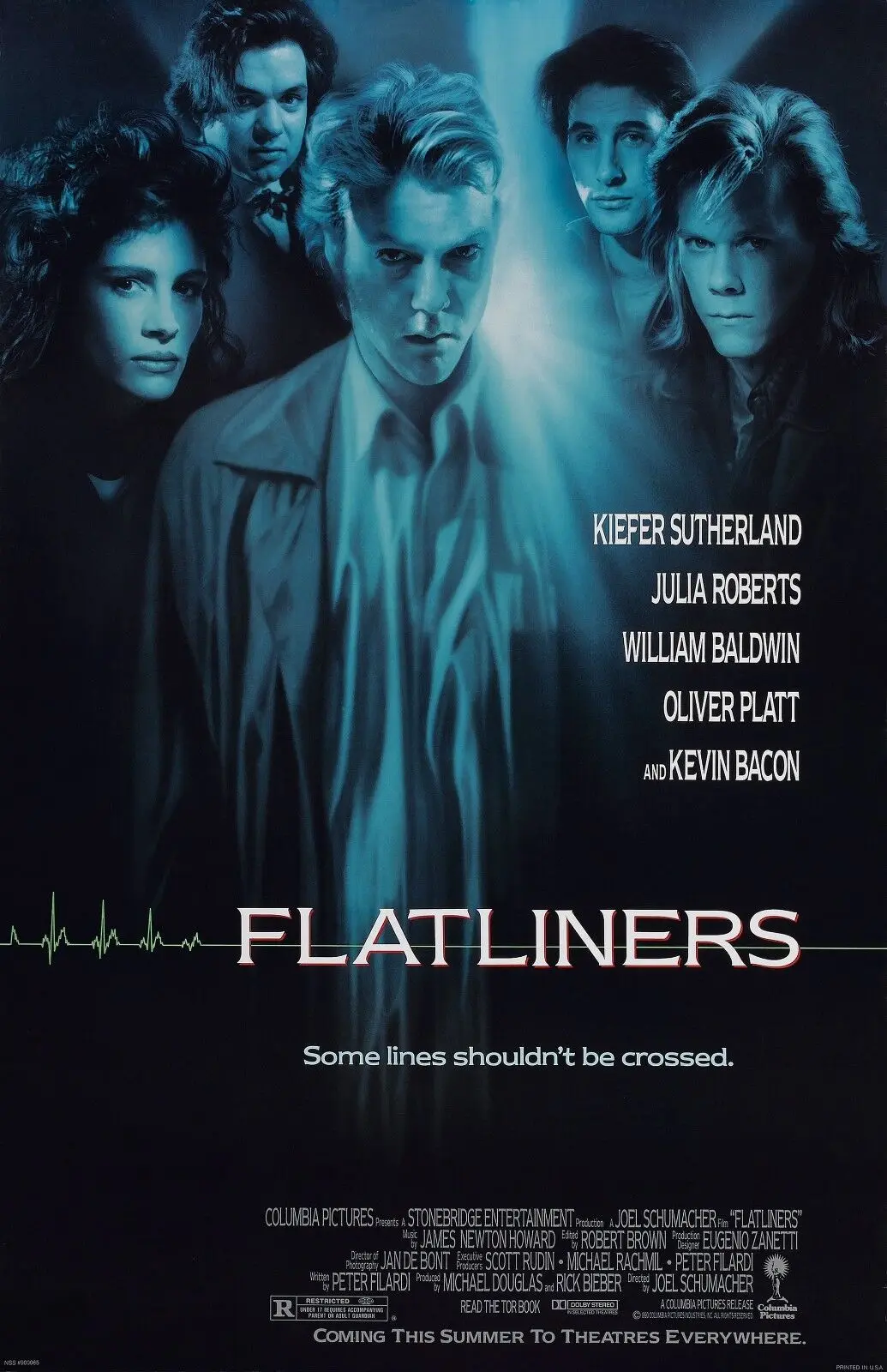 

Художественный плакат flatliner с изображением фильма на холсте для гостиной Декор домашняя Настенная картина
