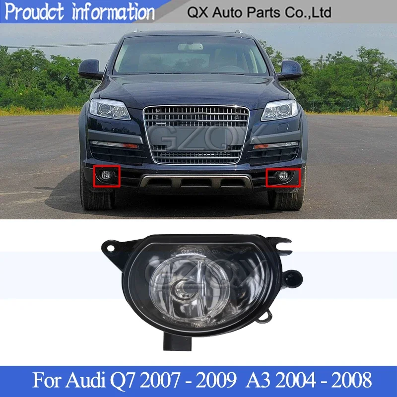 

CAPQX Front Bumper Foglight Foglamp For Audi Q7 2007 - 2009 A3 2004 - 2008 driving light fog light Fog lamp Bumper lamp