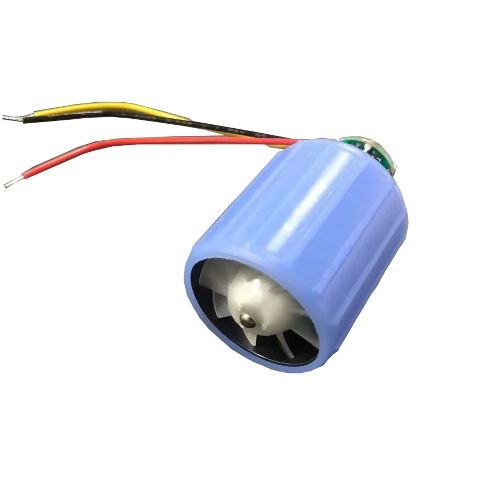 DC4.2V 40000RPM Brushless Fan Motor Three Phase Inner Rotor Electric Hair Dryer High Speed Built-In Blades Brushless Motor