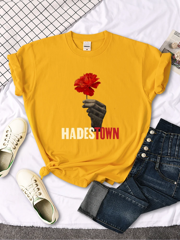 Old Sad Song Hadestown T Shirt Woman Fashion Street Short Sleeve Hip Hop Cool Clothes Summer Casual T-Shirt Female