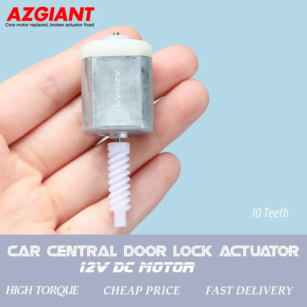 AZGIANT 10 teeth FC-280SC-20150 Car Power Central Lock Actuator 12V DC Motor Repair Kit For Acura TL LX  EX 72155-SDA-A01