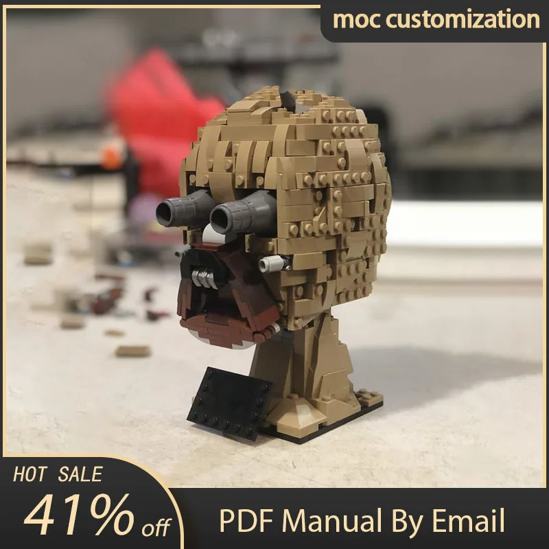 

677 шт. Moc Space Wars Tusken Raiders шлемы модель строительные блоки кирпичи Diy образование сборка игрушки для детей подарки на день рождения
