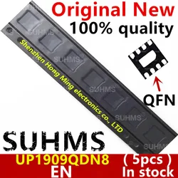 (5piece)100% New UP1909QDN8 UP1909Q EN QFN-8