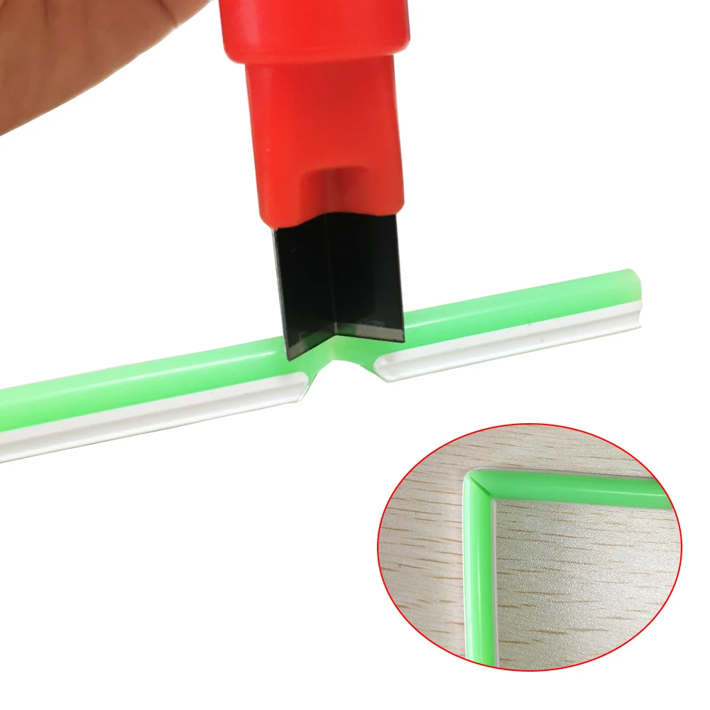 Split LED Neon Light Round/Right Angle Arc Cutter Carving Knife Hand Tool Knife Soft Silicone Strip Accessories