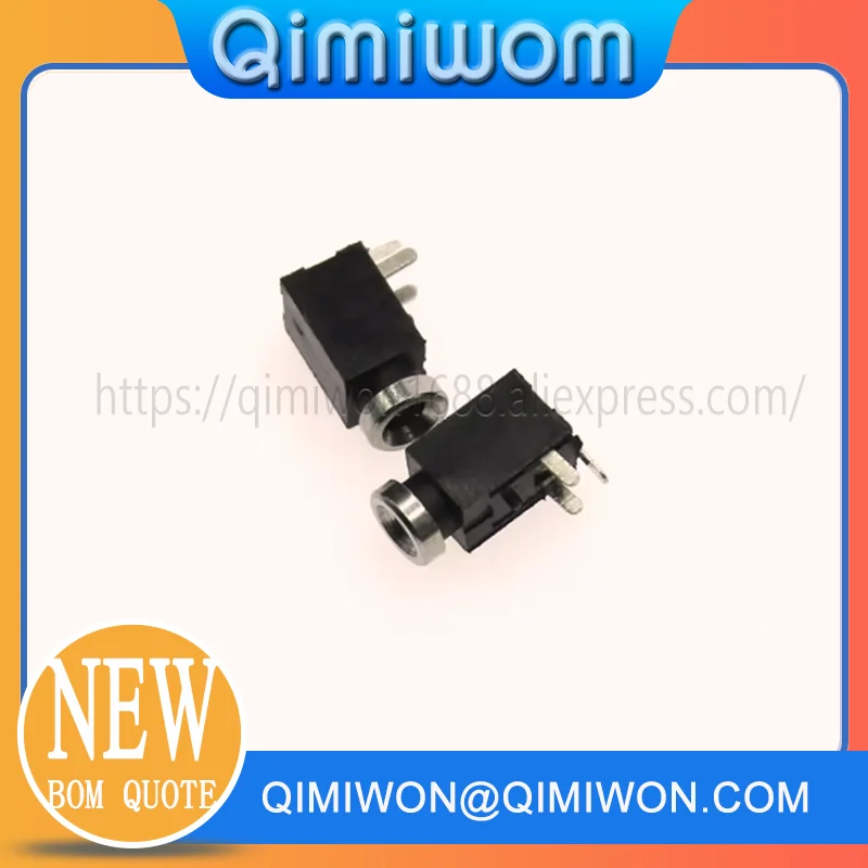 20PCS/LOT PJ210A 2.5MM headphone socket PJ-210 3-pin 2.5 aperture audio jack