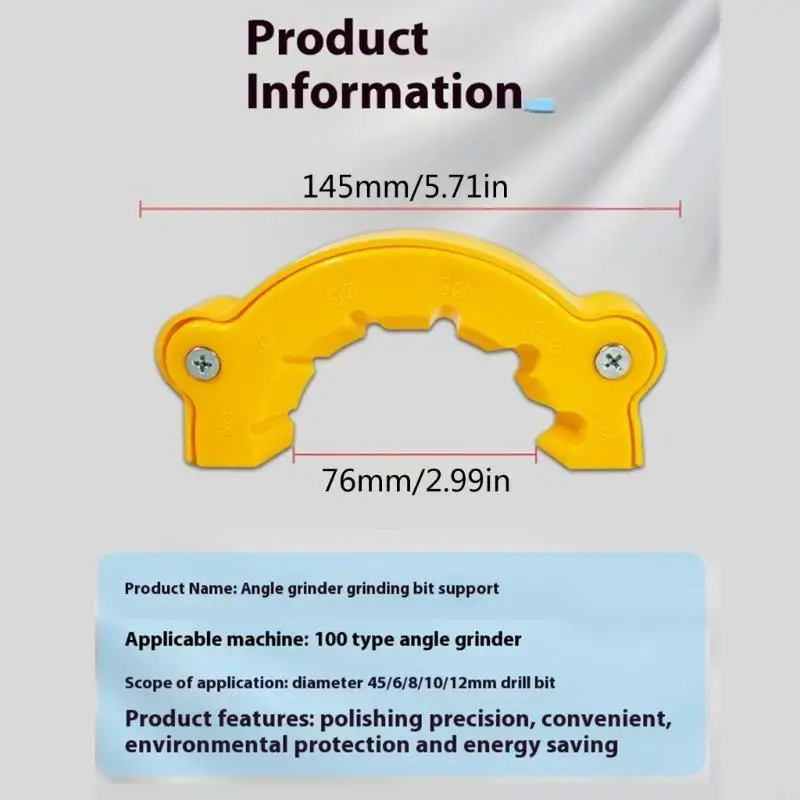 Angles Grinder Drill Bit Sharpener for Efficient Sharpening and Extended Tool Life for Workshops and Home Repair