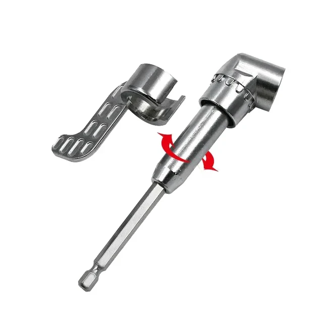 105 Degree Right Angle Drill Adapter Flexible Shaft Extension Bit for Screwdriver Hand Tools Magnetic Bit Socket Power Dril 5