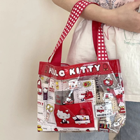 Girl Cat PVC Handbag Adorable Cute Clear Waterproof Large Capacity Swimming Bag