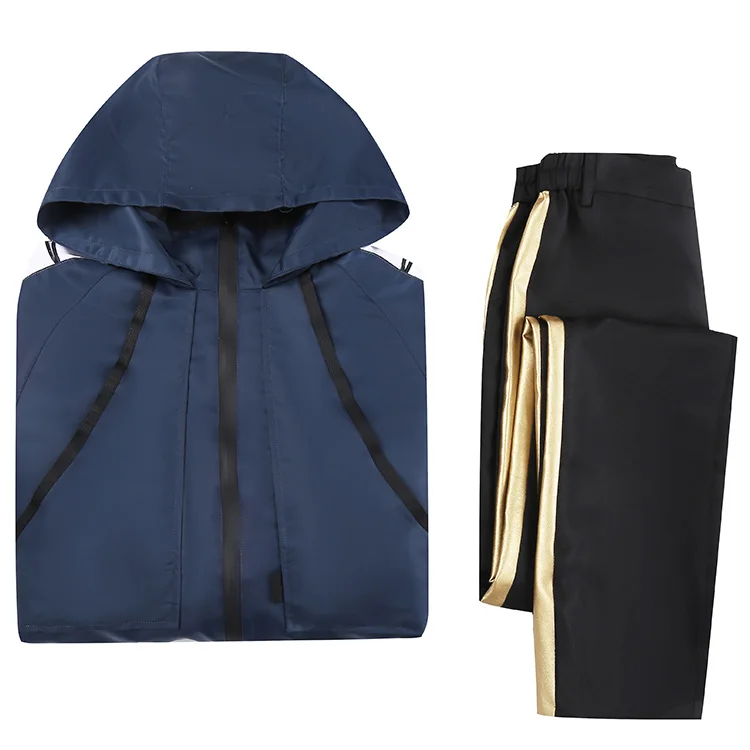 Kostium Cosplay Wonderland Hercules Idia Shroud Dorosły Damski Męski Kurtka Bluzy z Kapturem Spodnie Stroje Odzież Sportowa Halloweenowy Uniform