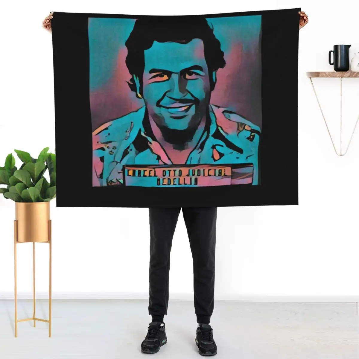 

Lover Gift Pablo Love Escobar Gifts Men Throw Blanket All Season Lightweight Soft Blanket for Bed