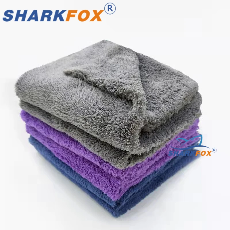 40X40cm Microfiber Towels Car Care Washing Thicken Towel Car Detailing Drying Cloth Cleaning Tool Auto Wash Accessories