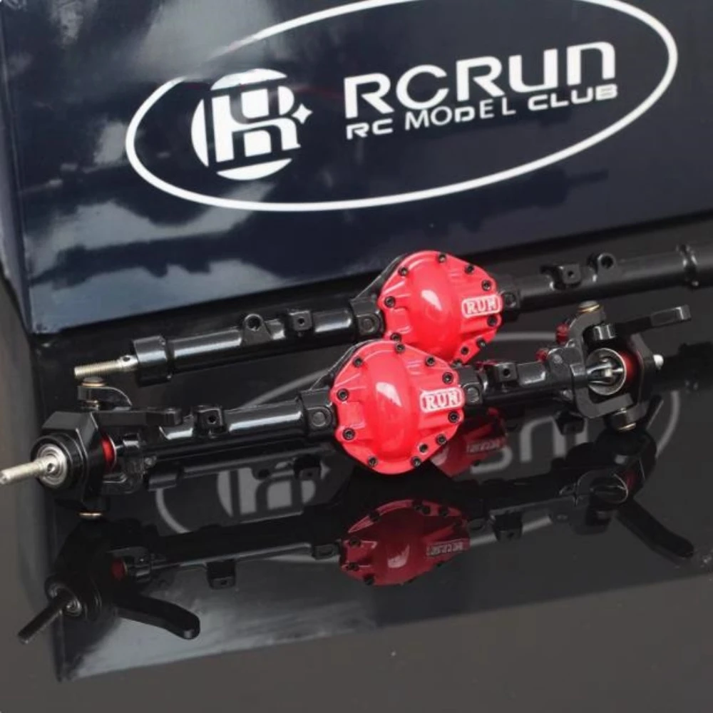 RCRUN Axle M6S for SCX10 Wraith TRX-4 Defender RC4WD Trail Finder 2 Tamiya Hilux 4Runner Blazer K10 Crawler RC Car 1/10 scale