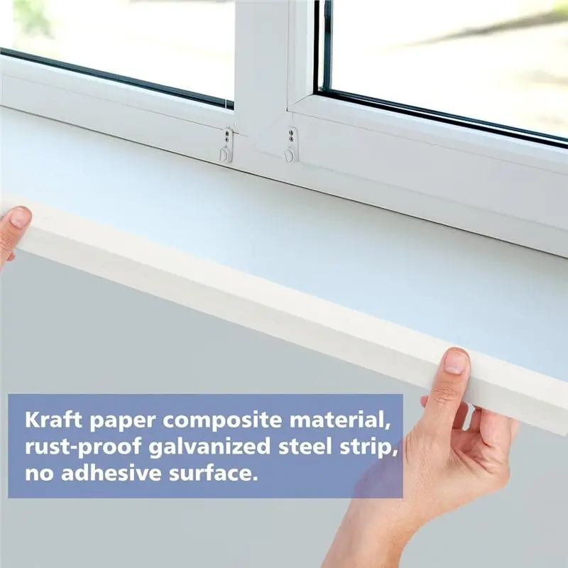 B50C For Drywall Corner Tape With Metal- 100 Feet By 2 Inch For Drywall Inside/Outside Reinforced Cracks Repairs