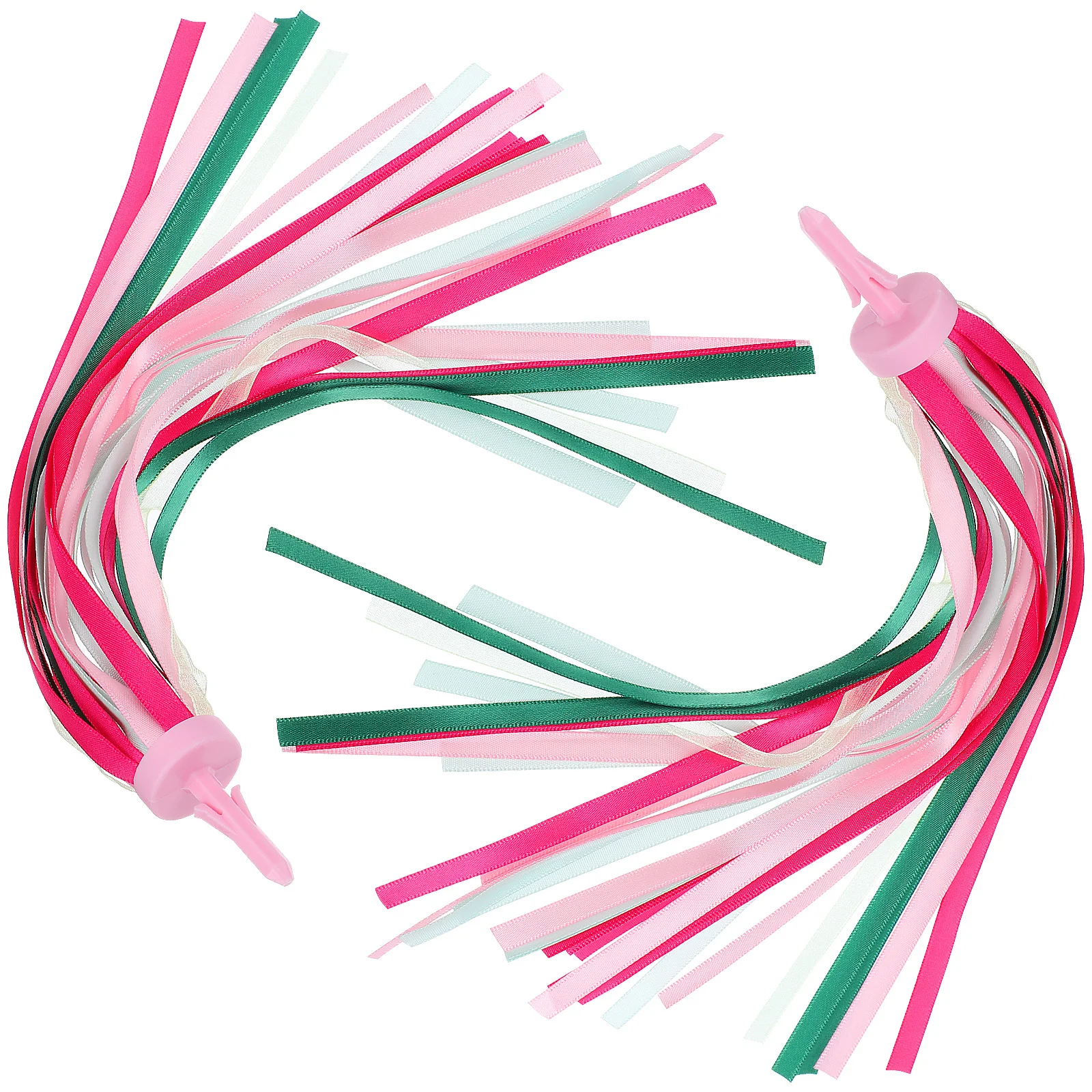 

Pink Handlebar Streamers for Bikes One Pair Shiny Tassels Ribbons Fit Most Bicycle Handlebars Sparkling Decoration Ride Fun