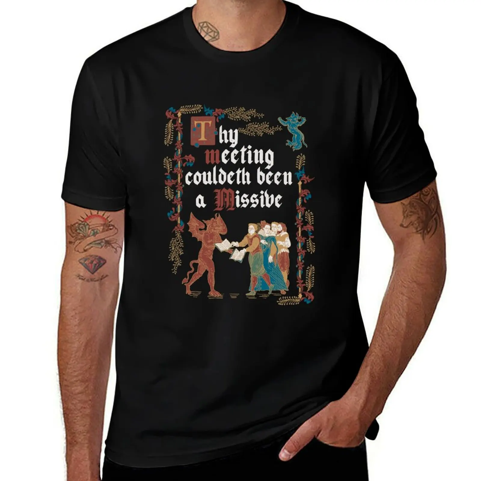 

Could Have been an Email Medieval Style - funny retro vintage English history T-Shirt customs mens t shirts casual stylish